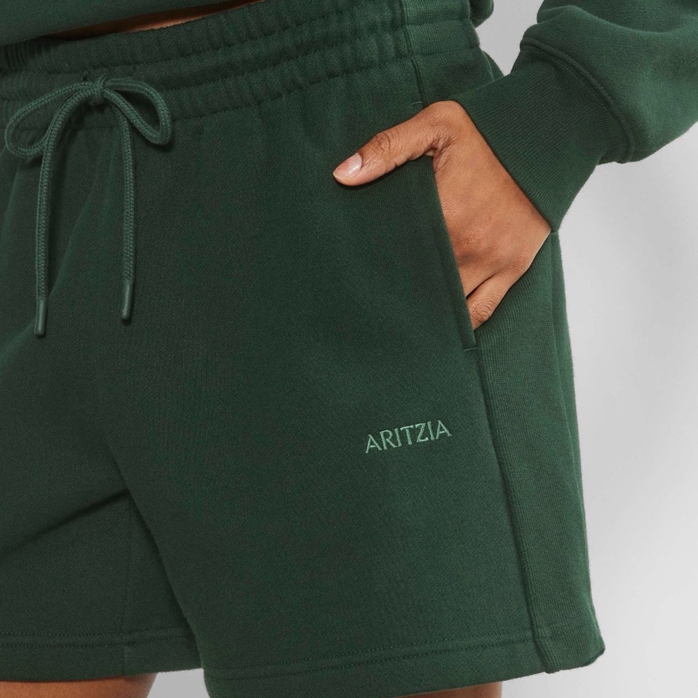 Aritzia Forest Green Athletic Shorts